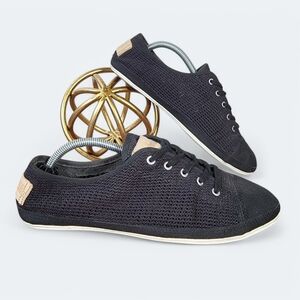 Converse Black Casual Shoes Woven Sneakers Women's Size 8 Summer Shoe